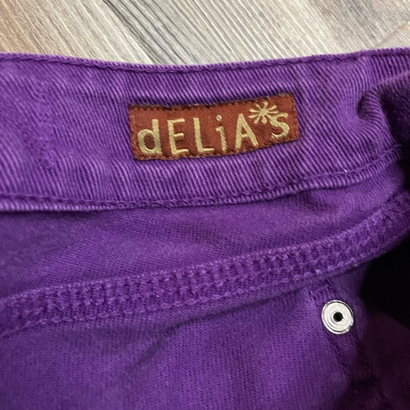 delia’s Straight Leg Purple Jeans SZ 5/6R - Picture 5 of 6